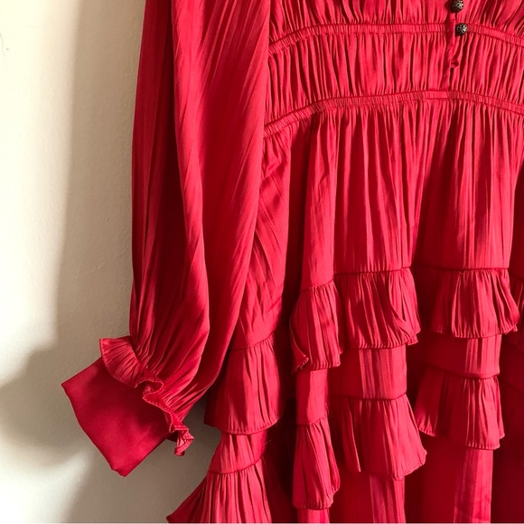 Anthropologie Red Mini Dress NWT - Picture 5 of 15